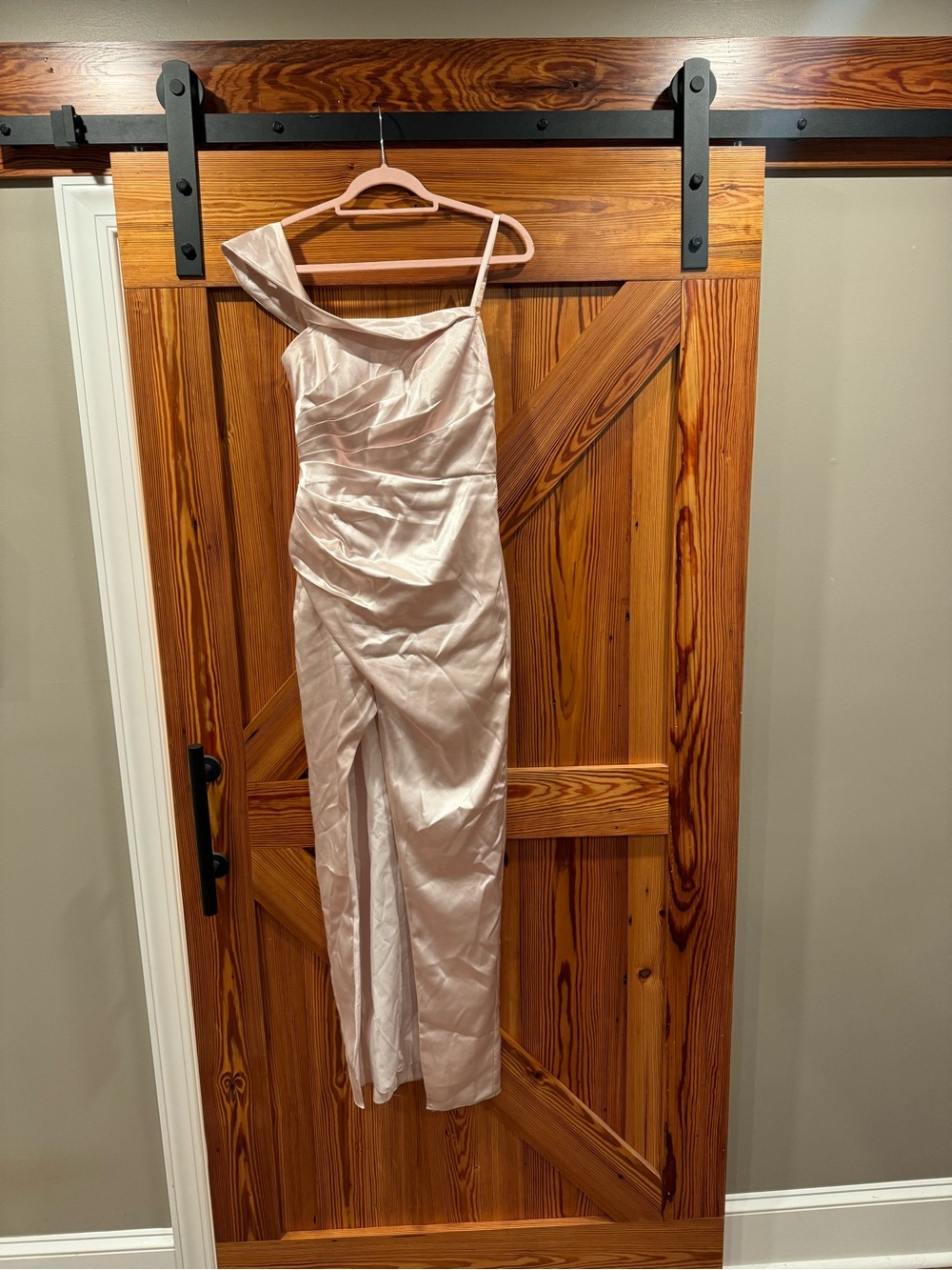 Azazie Blushing Pink- size A4 dress